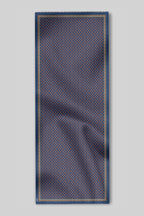 Electric Blue Printed Scarf