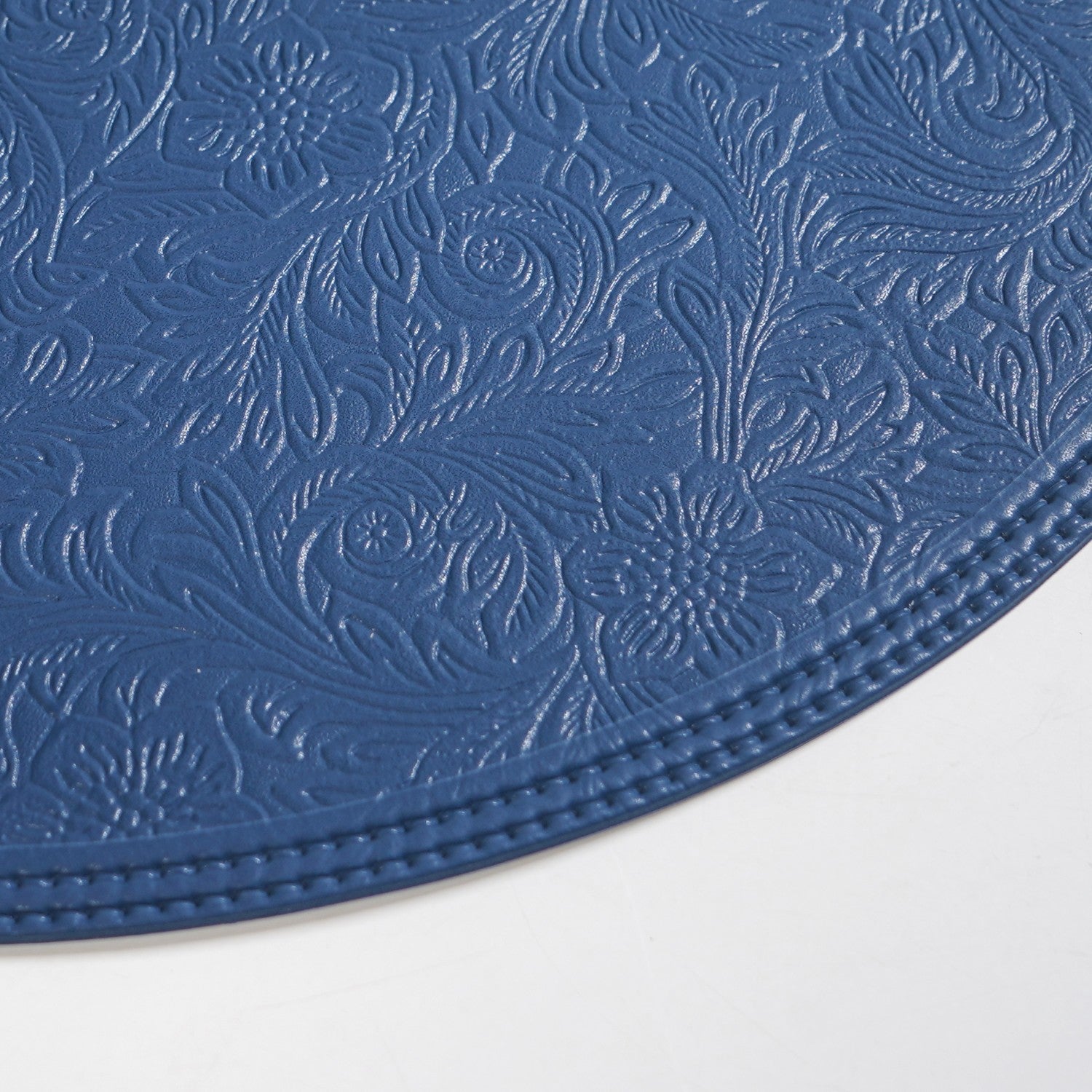 Electric Blue Round Table Mat Set Of 6