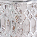 Embossed Kitchen Storage Container With Lids Set Of 4 1300ml