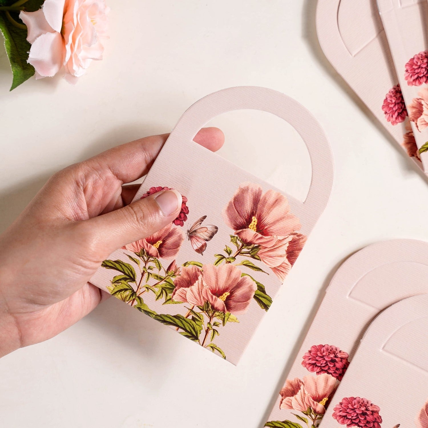 Pink Dahlia Money Gifting Envelope Set Of 12