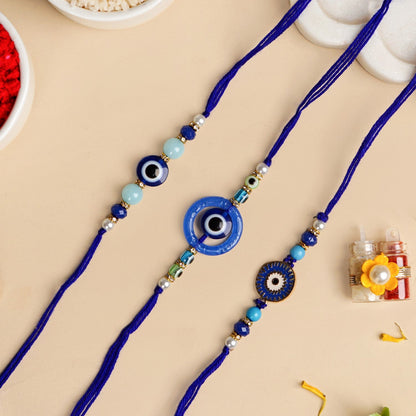 Eyeconic Evil Eye Rakhi Set