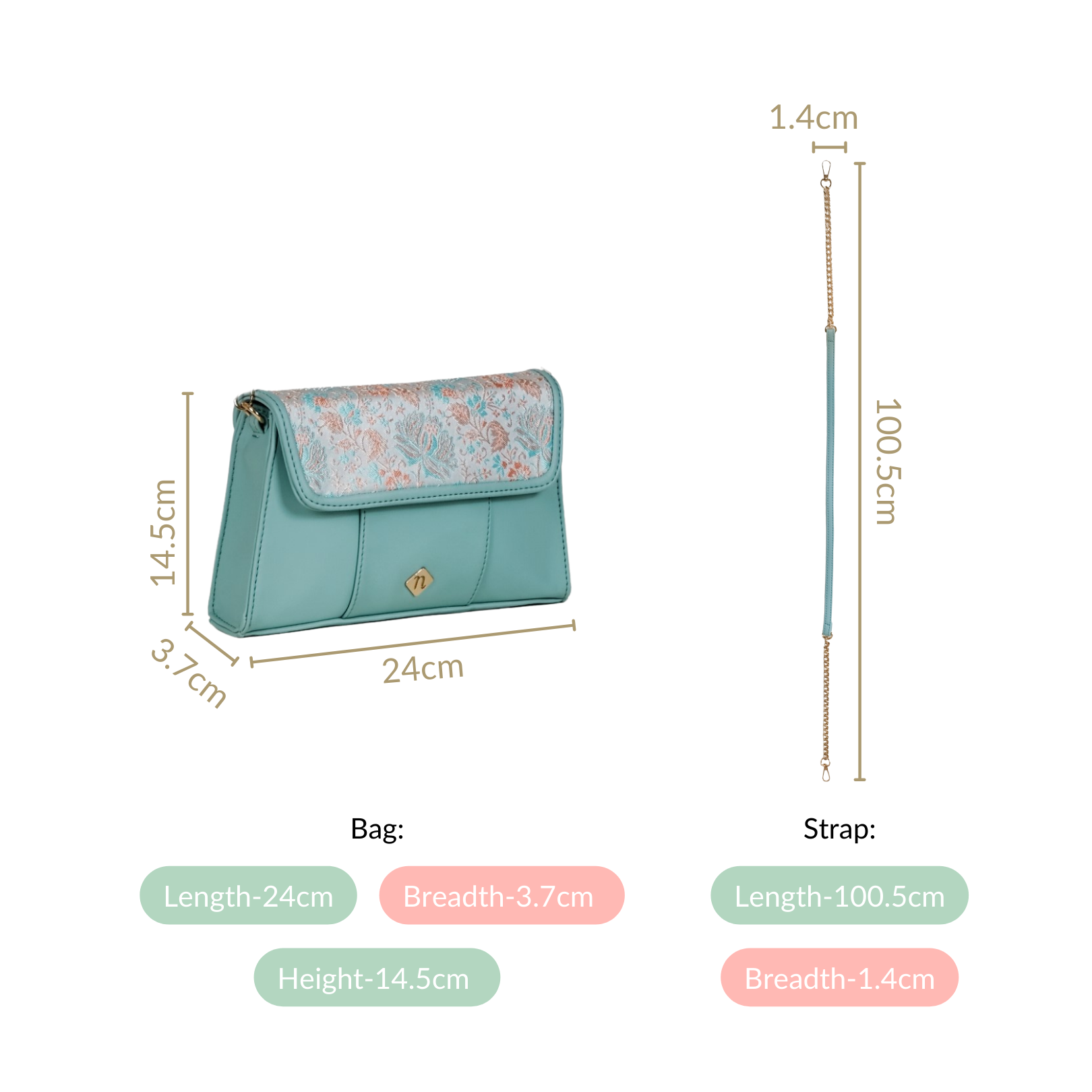 Eden Women Sling Bag Mint