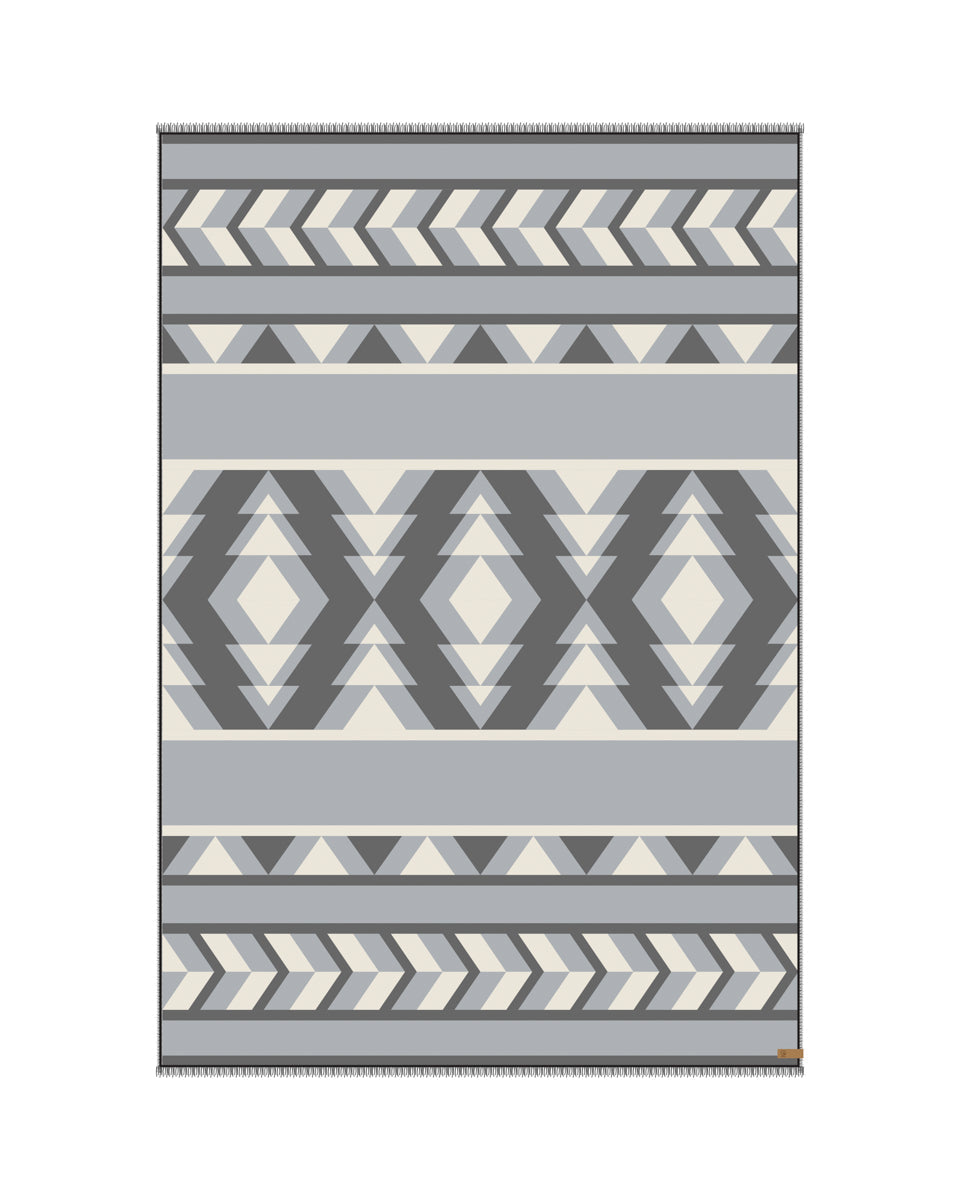 Cotton Geo Blanket Scarf