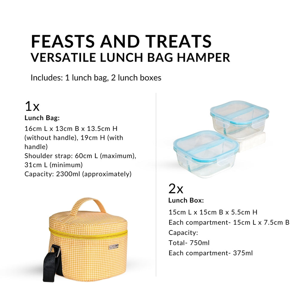 Feasts And Treats Versatile Lunch Bag Hamper