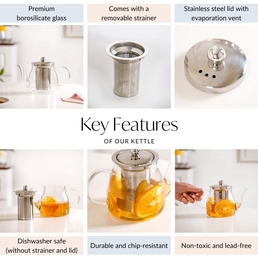 Flame Safe Kettle With Infuser 650ml