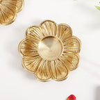 Flora Festive Tealight Holder Set Of 2 In Festive Gift Box