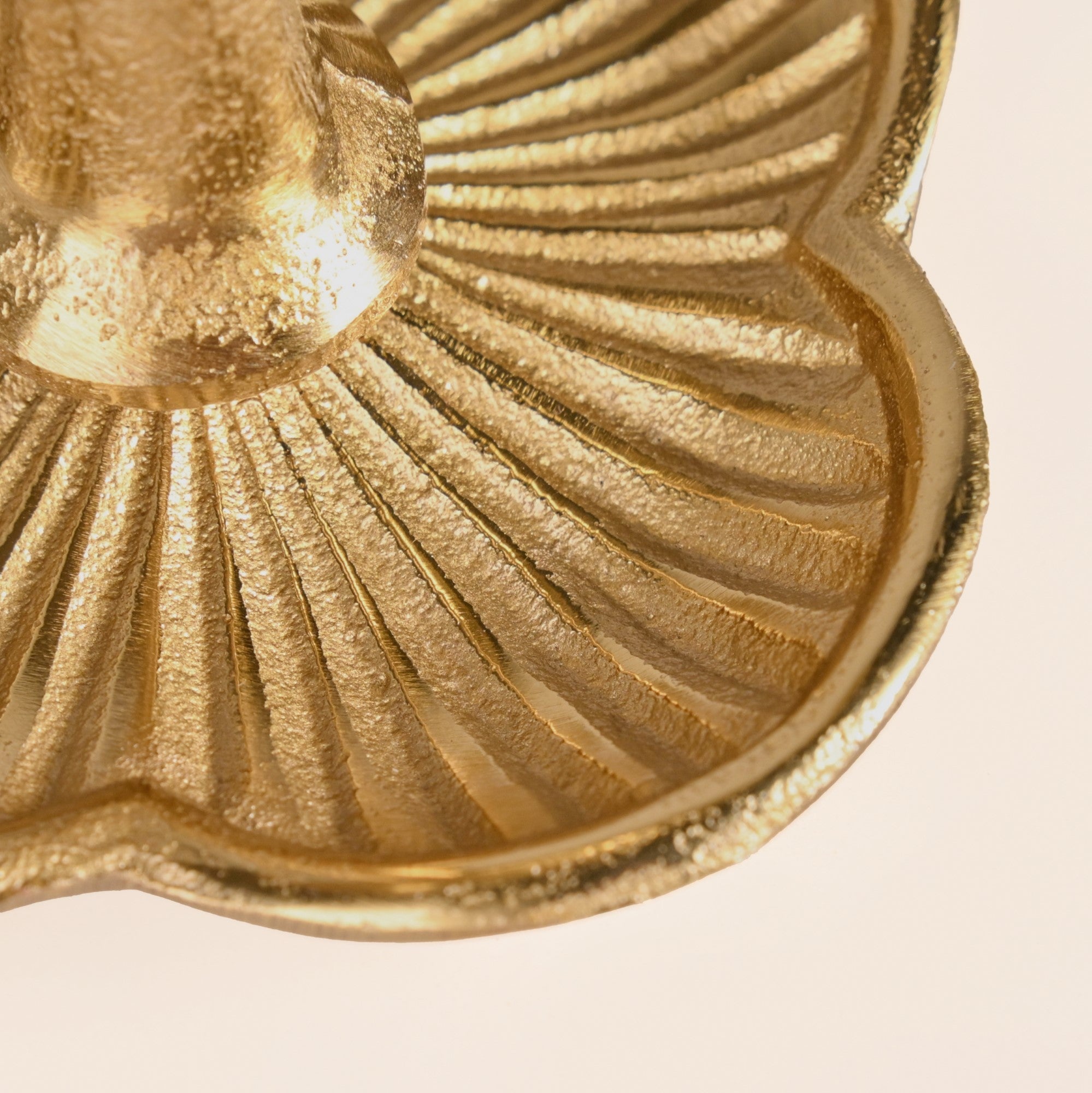 Metal Taper Candle Holder Set Of 2 Gold