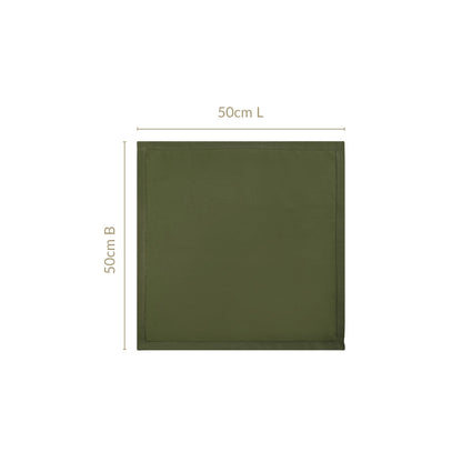 Floral Rouge Luxe Table Napkin Olive Green Set Of 4