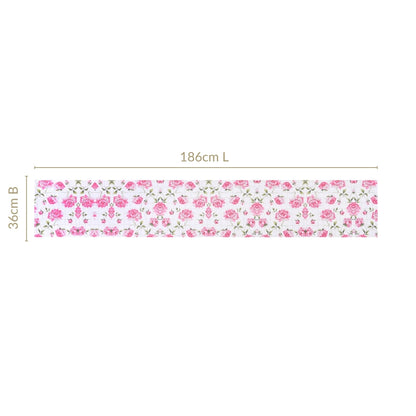 Floral Rouge Pure Cotton 6 Seater Table Runner 186x37cm