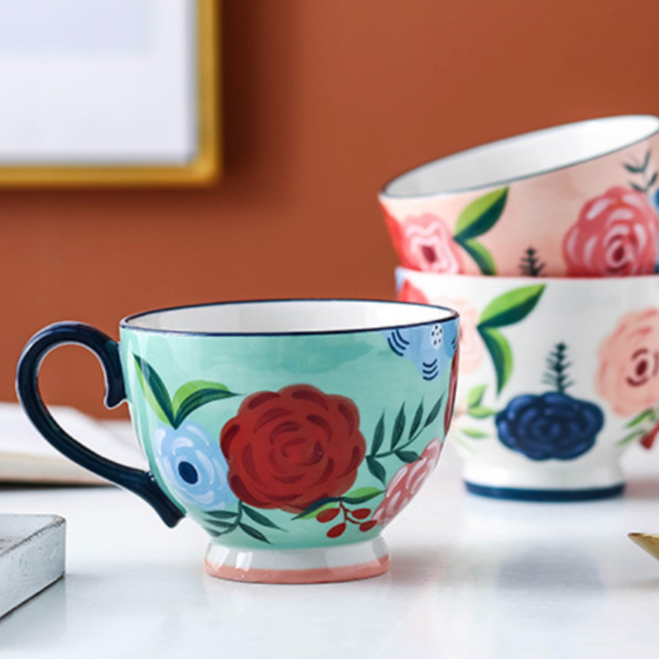 Floral Tea Cups