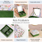 Florina Multi Section Jewellery Box With Mirror