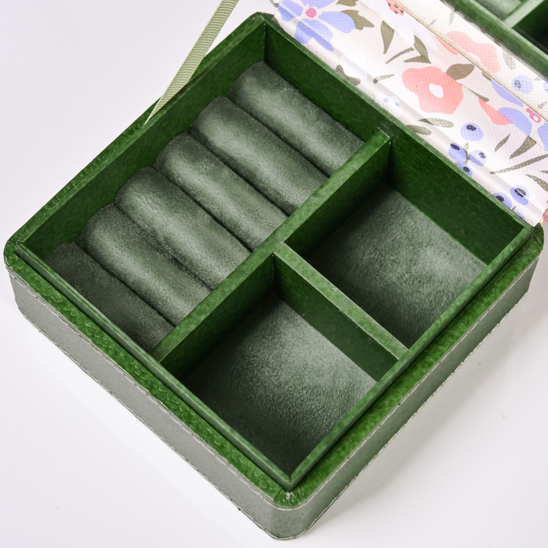 Florina Multi Section Jewellery Box With Mirror