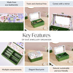 Florina Portable Jewellery Box With Mirror