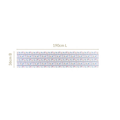 Florina Pure Cotton 6 Seater Runner 190x36cm