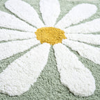 Flower Power Anti Slip Cotton Floor Mat 105x53cm