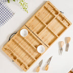 Foldable Trending Charcuterie Board Set With Bowls And Knives 22inch