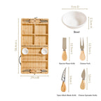 Foldable Trending Charcuterie Board Set With Bowls And Knives 22inch