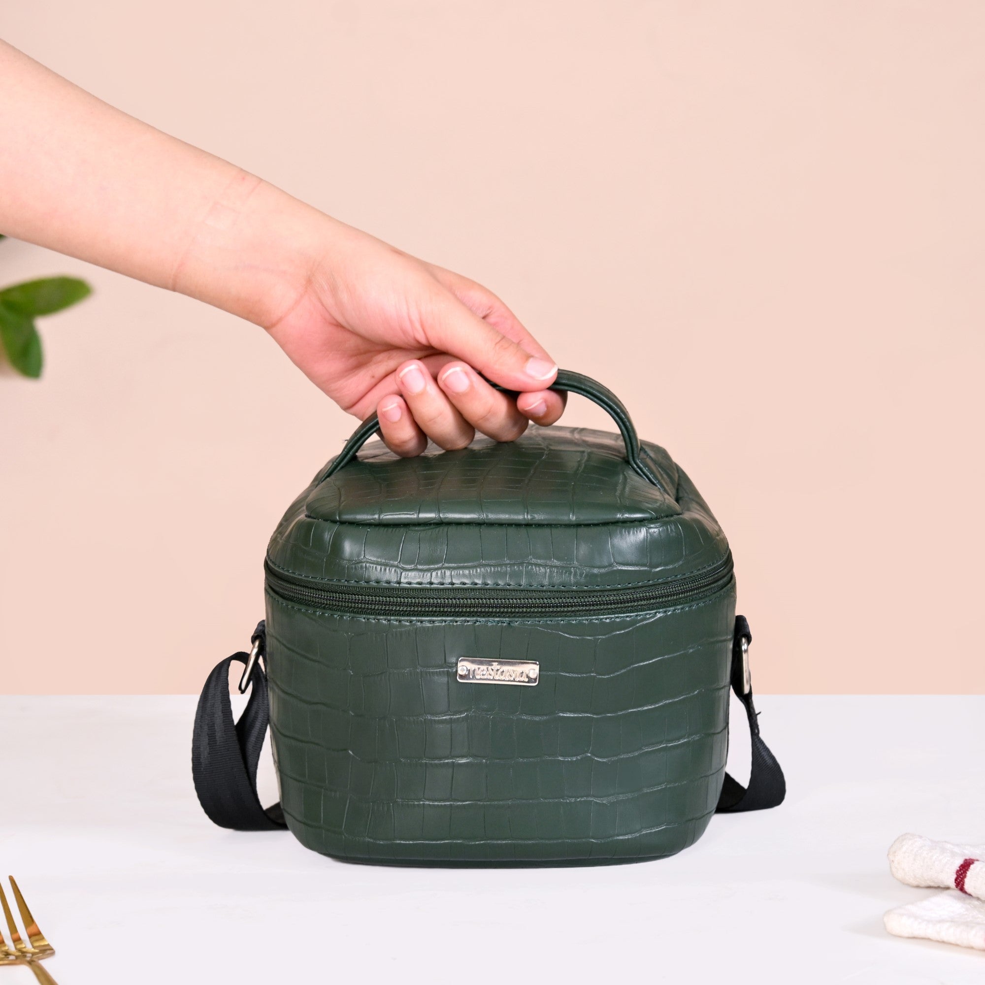 Fashion Forward Lunch Bag Lunch Box Set Green