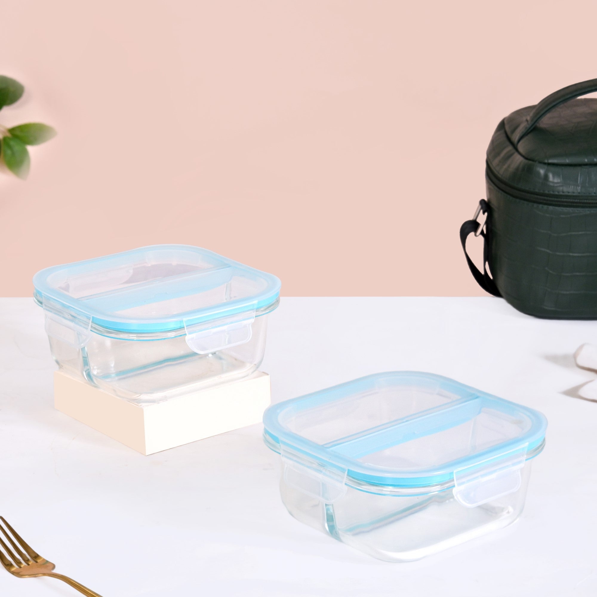 Fashion Forward Lunch Bag Lunch Box Set Green