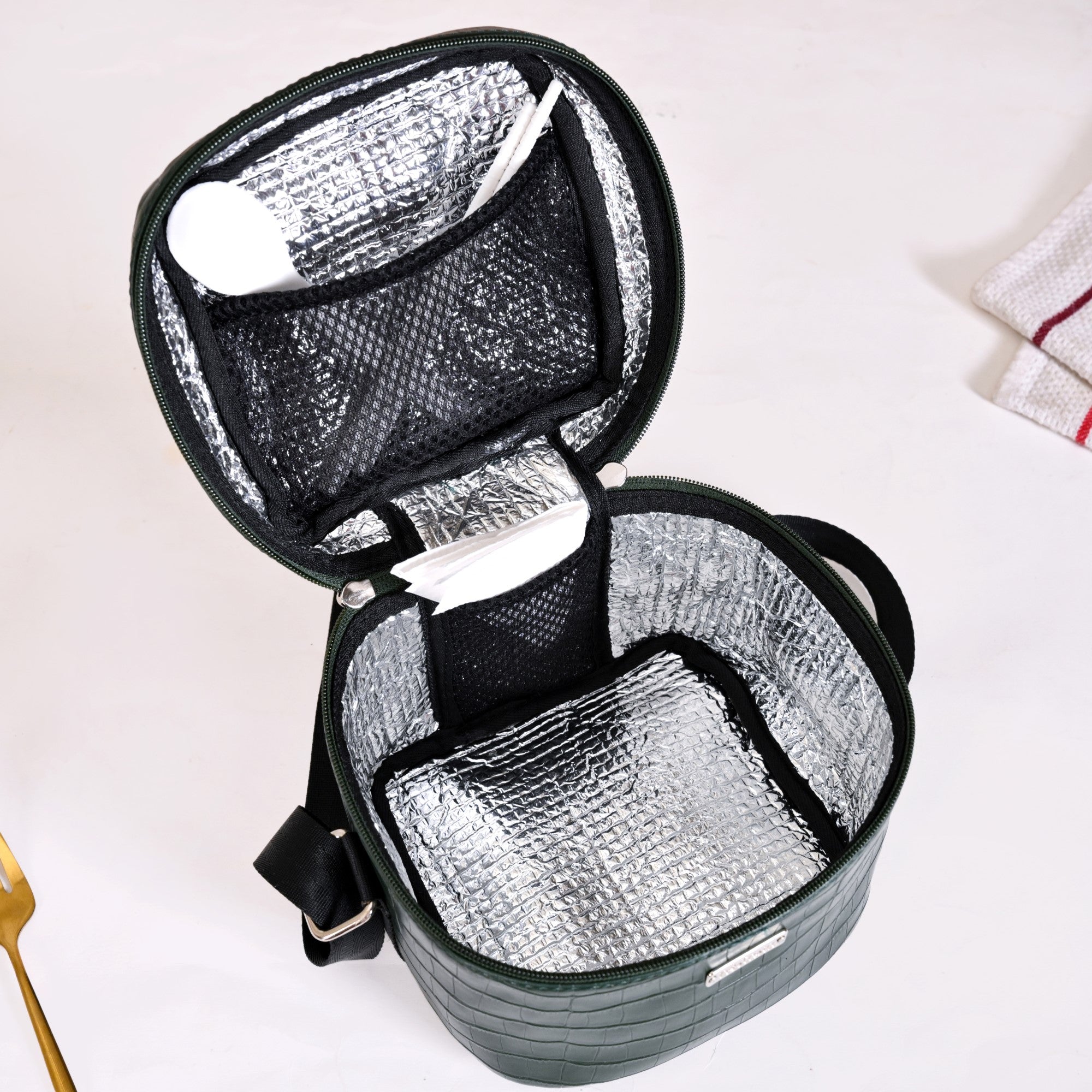 Fashion Forward Lunch Bag Lunch Box Set Green