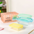 Freshlock Meal Prep Rectangular Storage Box Set Of 3