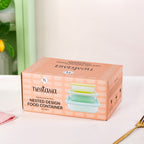 Freshlock Meal Prep Rectangular Storage Box Set Of 3