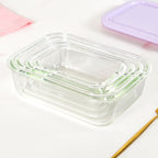 Freshlock Meal Prep Rectangular Storage Box Set Of 4
