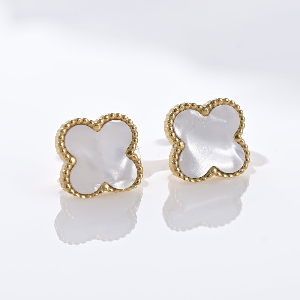 Clover Leaf Stud Earrings