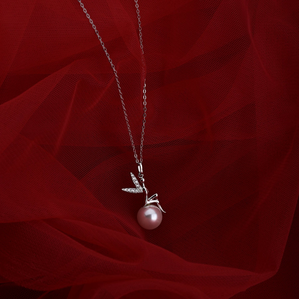 Pearl Angel Necklace