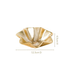 Frill Metal Trinket Bowl Set Of 2