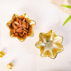 Frill Metal Trinket Bowl Set Of 2