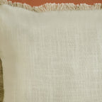 Fringe Cotton Cushion Cover Set Of 2 Green