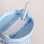 Citrify Transparent Fruit Infuser Water Bottle With Handle Ice Blue 1210ml