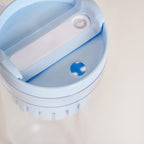 Citrify Transparent Fruit Infuser Water Bottle With Handle Ice Blue 1210ml