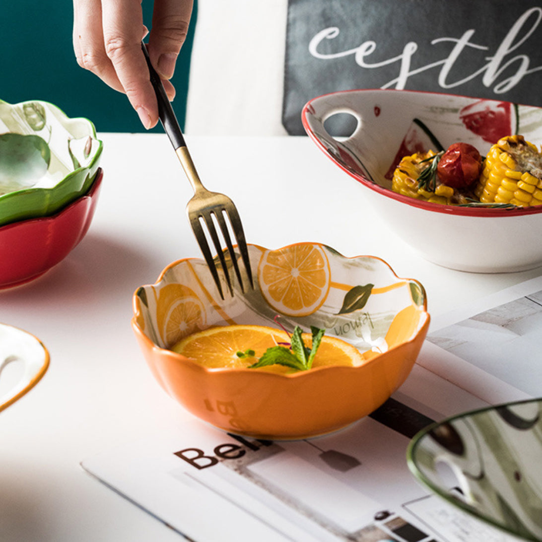 Modern Ceramic Fruit Bowls 500 ml