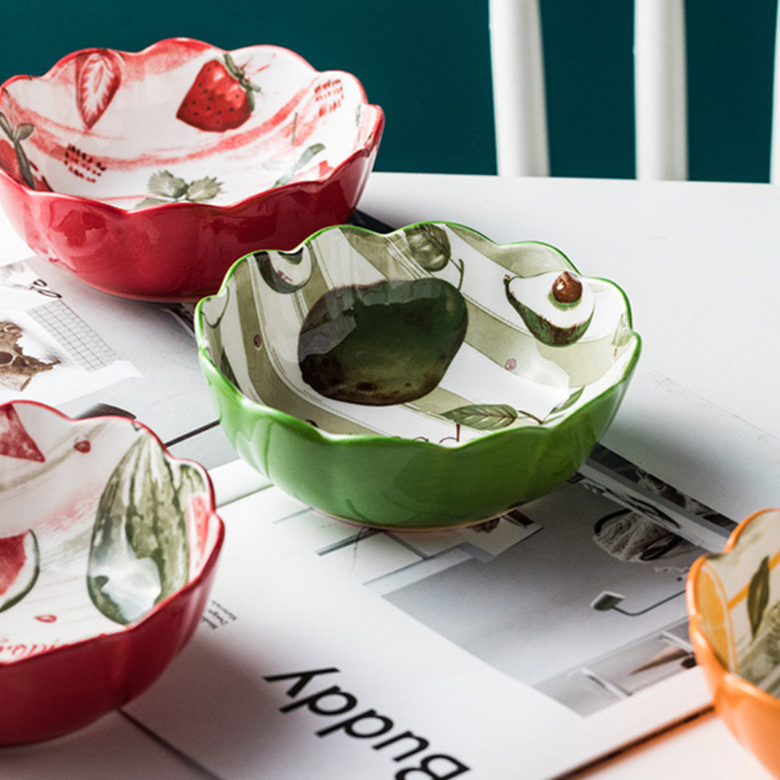 Modern Ceramic Fruit Bowls 500 ml