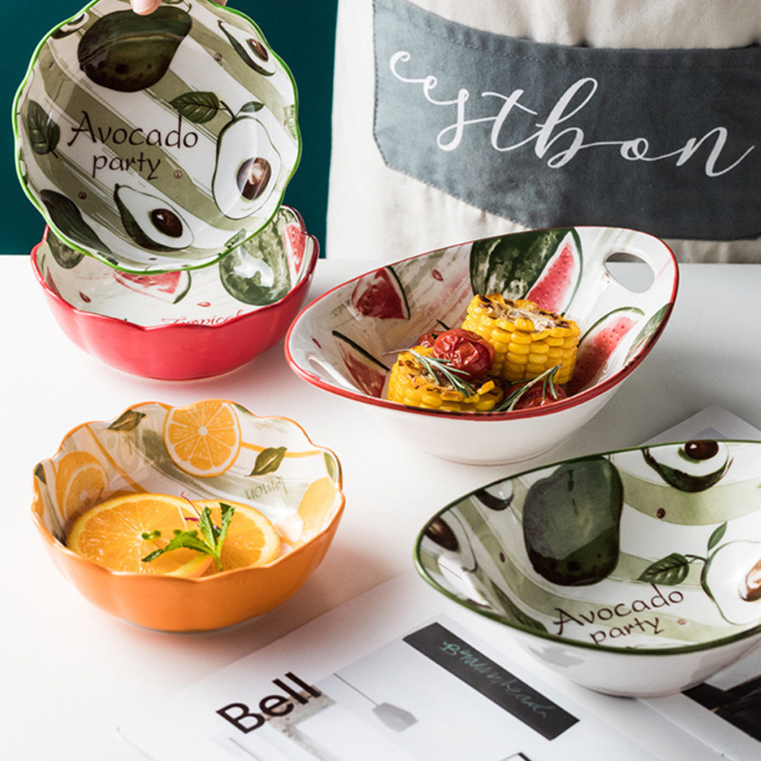 Modern Ceramic Fruit Bowls 500 ml