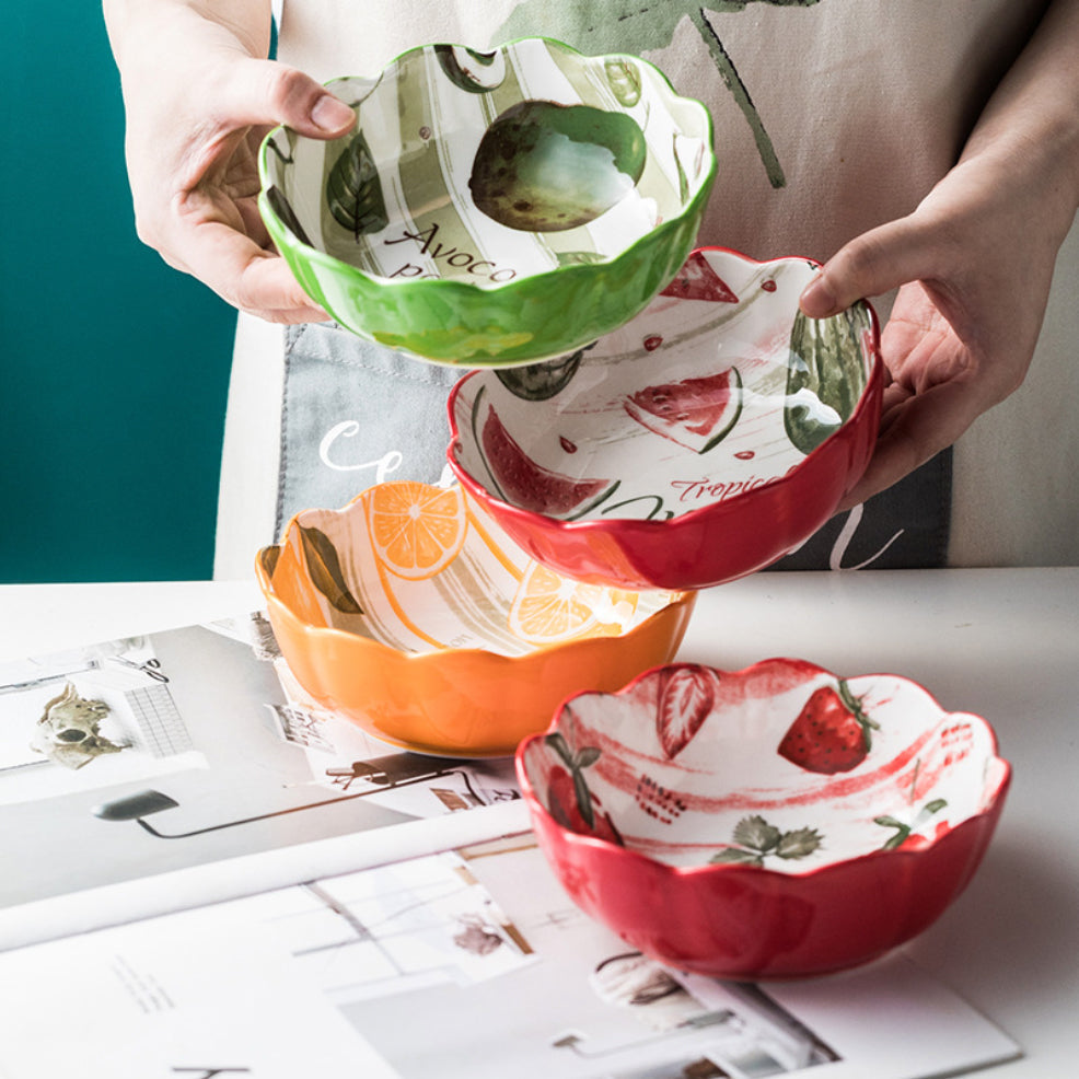 Modern Ceramic Fruit Bowls 500 ml
