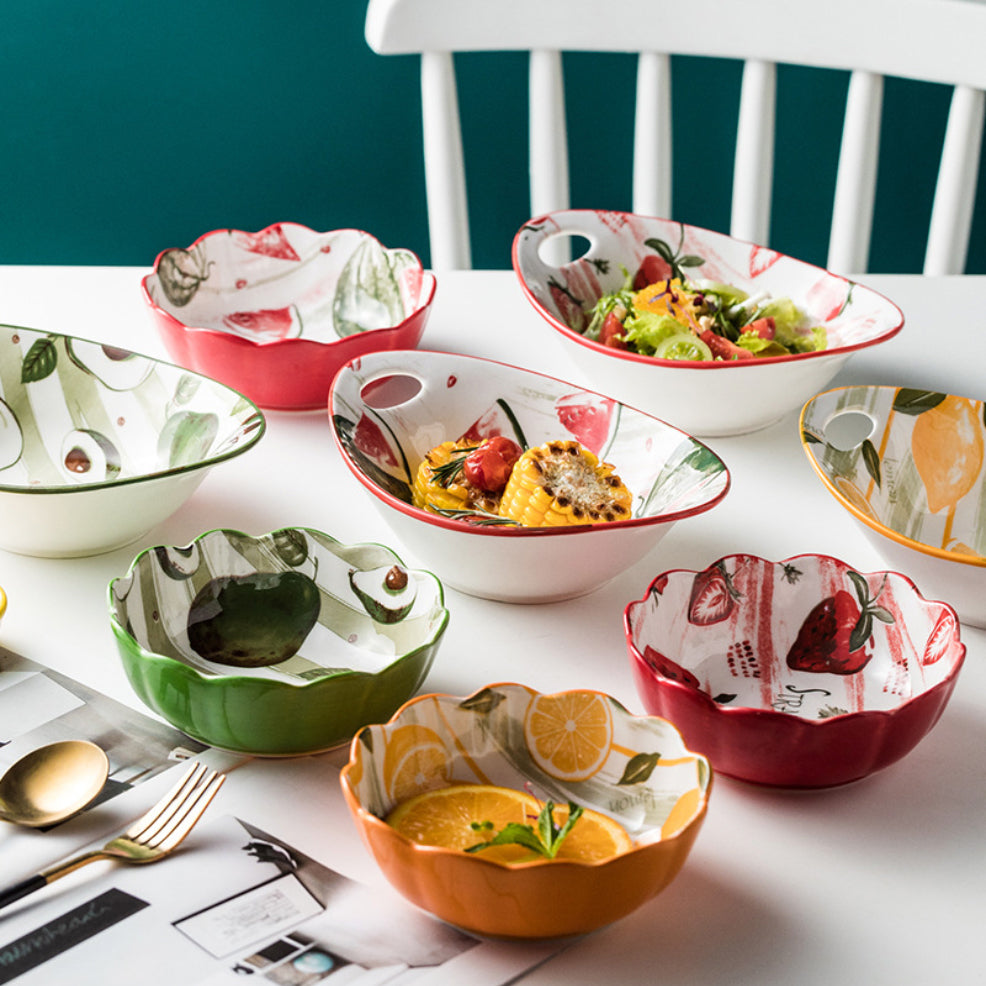 Modern Ceramic Fruit Bowls 500 ml