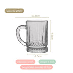Glass Mug Set Of 6 200ml