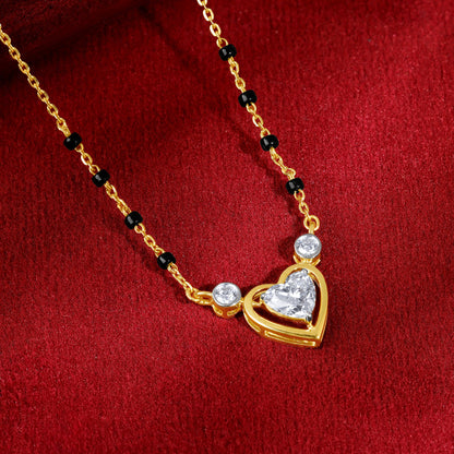 Gold Sacred Nuptials Lab Grown Diamond Mangalsutra