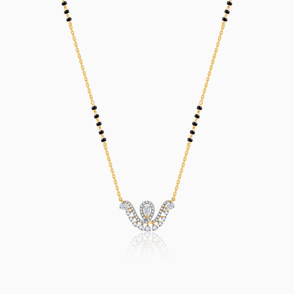Gold Monica Lab Grown Diamond Mangalsutra