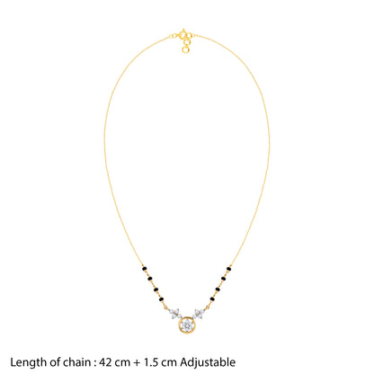 Gold Swapna Lab Grown Diamond Mangalsutra