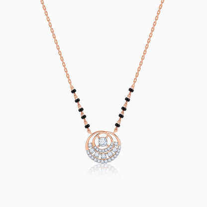 Rose Gold Pruthvi Lab Grown Diamond Mangalsutra