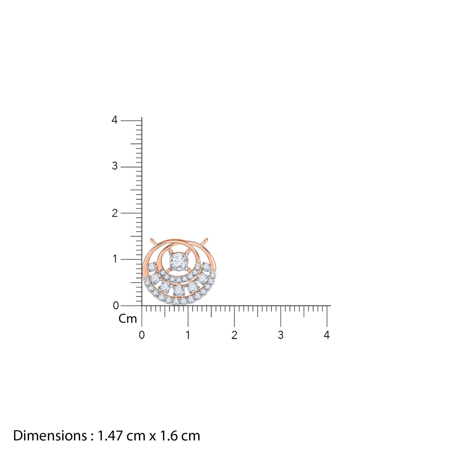 Rose Gold Pruthvi Lab Grown Diamond Mangalsutra