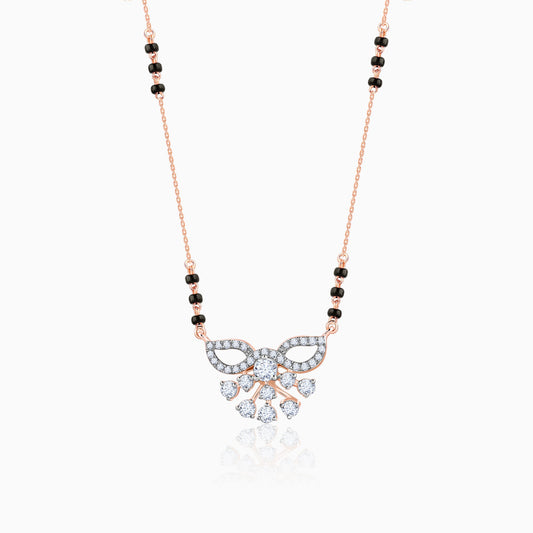 Rose Gold Shruthi Lab Grown Diamond Mangalsutra