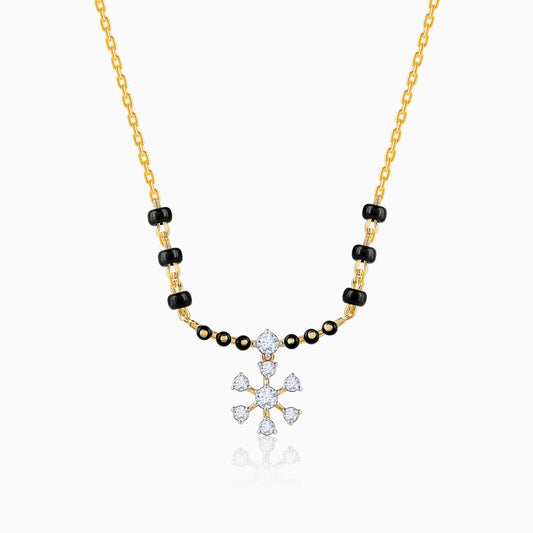 Gold Vasundhara Diamond Mangalsutra