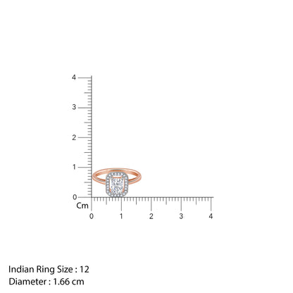 Rose Gold Magnum Solitaire Lab Grown Diamond Ring