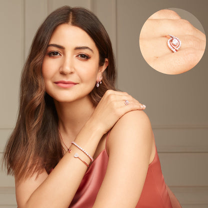 Rose Gold Rhea Solitaire Diamond Ring