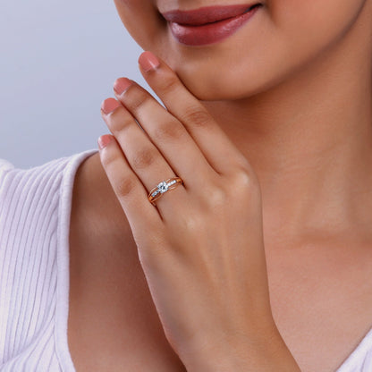 Rose Gold Empyrean Solitaire Diamond Ring